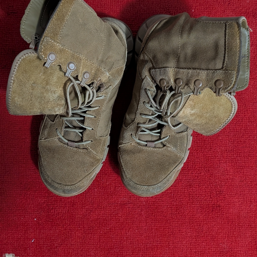 Tactical Brown Lace-Up Boots
